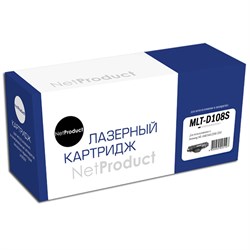 Картридж NetProduct (N-MLT-D108S) для Samsung ML-1640/1641/2240/2241, 1,5K 2000 - фото 5134